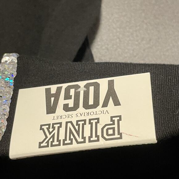 Victoria's Secret Pink Yoga Pants Womens Small Chicago Sequin Boot Cut Limited - Picture 10 of 16